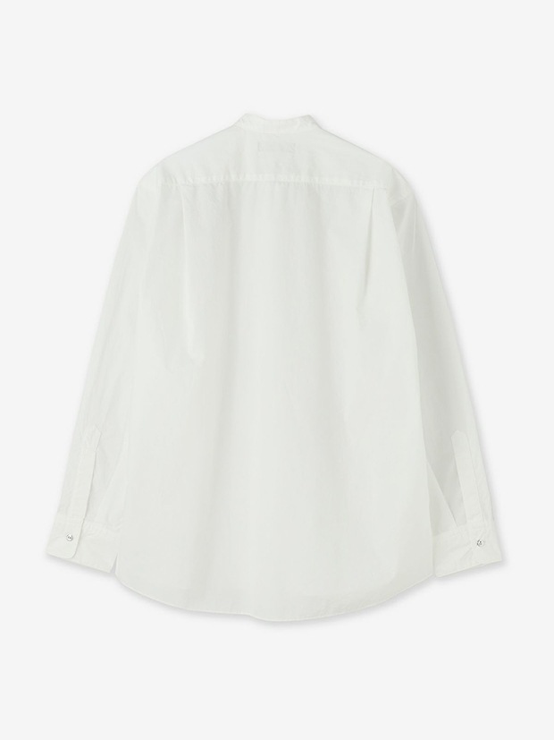 junhashimoto BAND COLLAR SHIRTS / WHITE