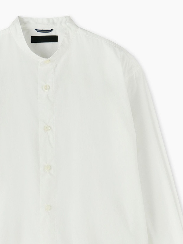 junhashimoto BAND COLLAR SHIRTS / WHITE