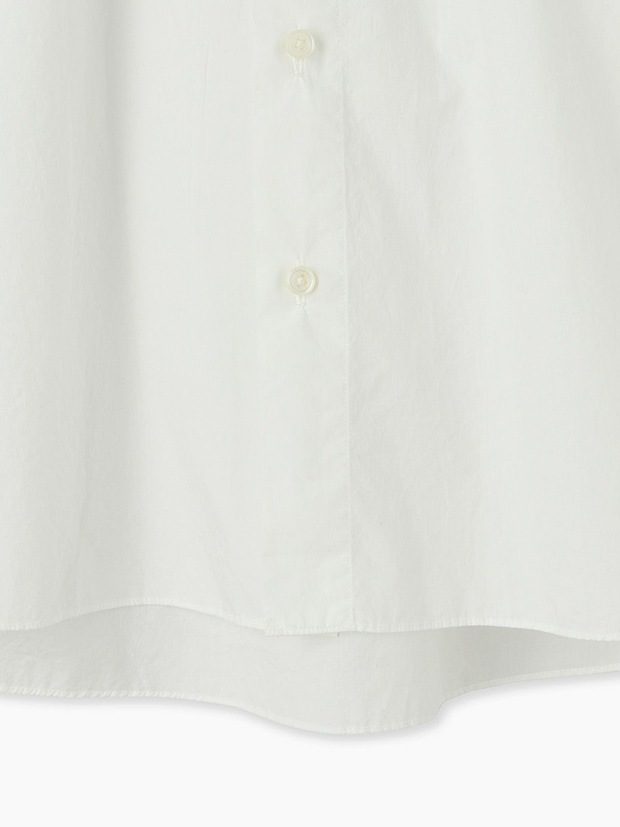 junhashimoto BAND COLLAR SHIRTS / WHITE