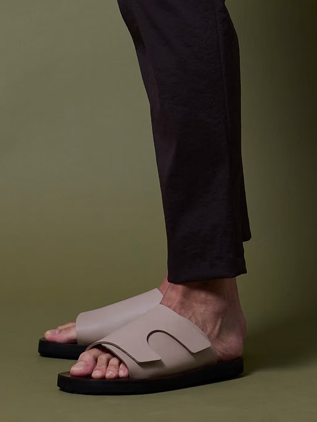junhashimoto VELCRO SANDAL / BEIGE
