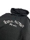 GOTHAM STORE LOGO HOODIE / BLACK