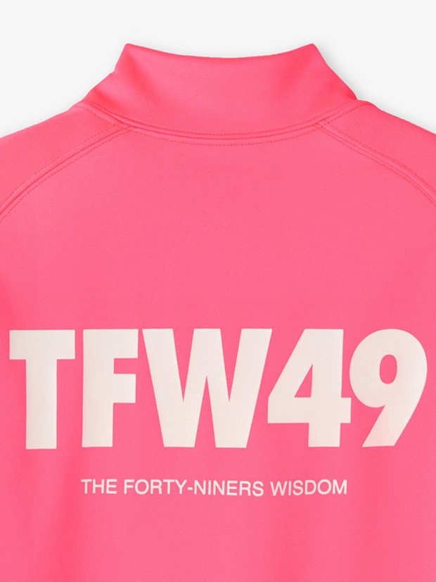 TFW49 モックネックピンクMサイズ TFW49 LS MOCKNECK SIDE MESH / PINK | ALL ITEM | rumbleFISH