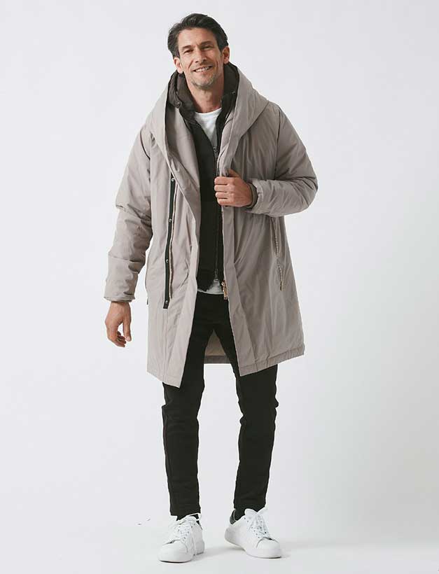 junhashimoto GROSSRICH SKINNY JERSEY PANTS / BLACK