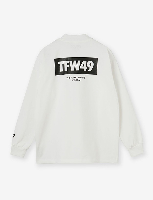 TFW49 HALF MOCKNECK LONG T / WHITE | ALL ITEM | rumbleFISH 
