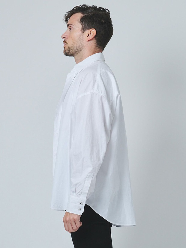 junhashimoto MEGA BIG SHIRT / WHITE