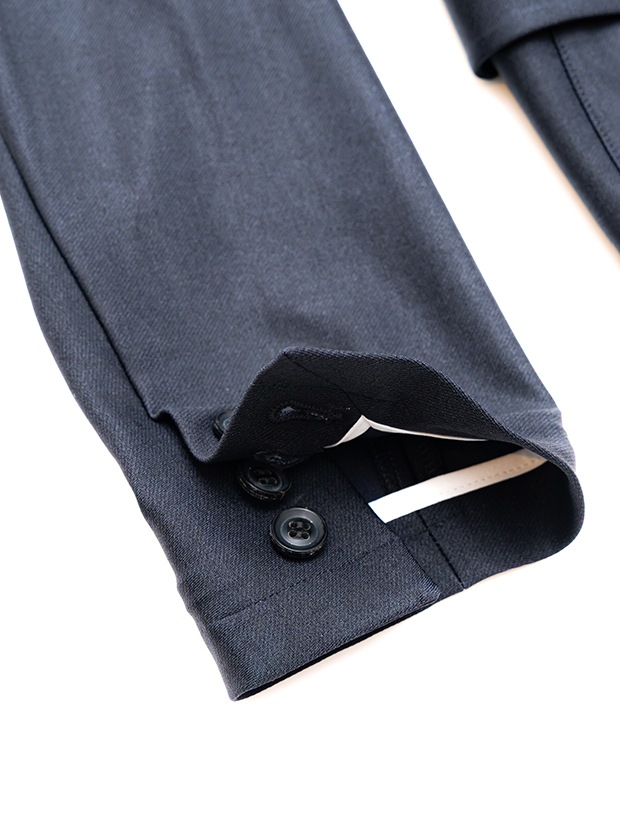 junhashimoto JERSEY JACKET -USO TWILL- / D.NAVY