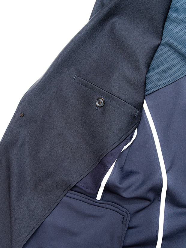 junhashimoto JERSEY JACKET -USO TWILL- / D.NAVY