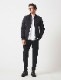 junhashimoto LIGHT WARM SLIM STRETCH PANTS / BLACK
