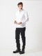 junhashimoto LIGHT WARM SLIM STRETCH PANTS / BLACK