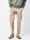 junhashimoto P04 TUCK LESS PANTS / BEIGE
