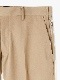 junhashimoto P04 TUCK LESS PANTS / BEIGE