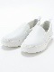 junhashimoto xWH COMBI LEATHER SLIP-ON / WHITE