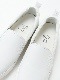 junhashimoto xWH COMBI LEATHER SLIP-ON / WHITE