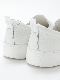 junhashimoto xWH COMBI LEATHER SLIP-ON / WHITE