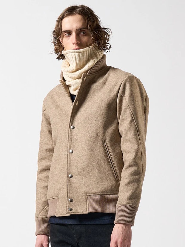 W46 wjk stadium jumper スタジアムジャンパー M ベージュ wjk stadium