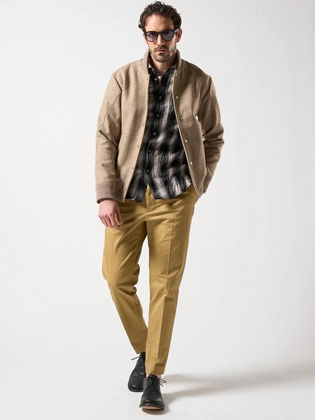 wjk stadium jumper / beige | ALL ITEM | rumbleFISH / ランブル