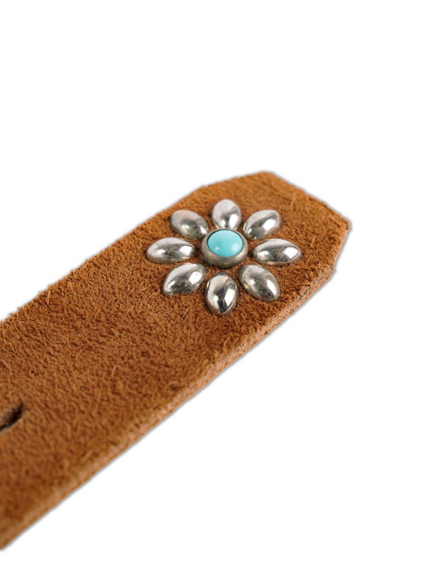 HTC SUEDE END ONLY #FLOWER TQ 1.25 / Lt.BROWN