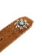 HTC SUEDE END ONLY #FLOWER TQ 1.25 / Lt.BROWN