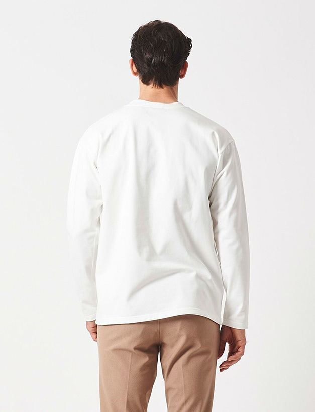 junhashimoto 101 EV SWEAT CREW T / WHITE