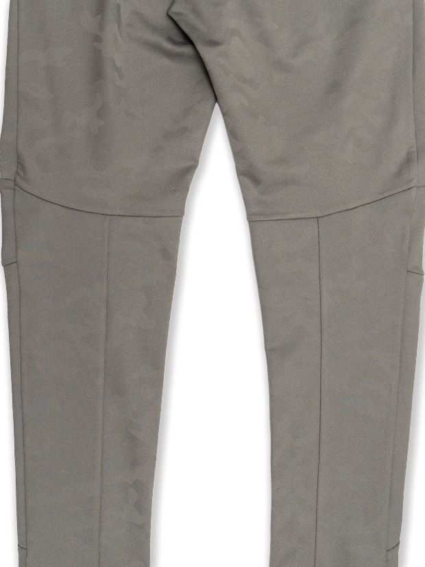 junhashimoto SLIM JERSEY PANTS -EMBOSS CAMO- / L.KHAKI