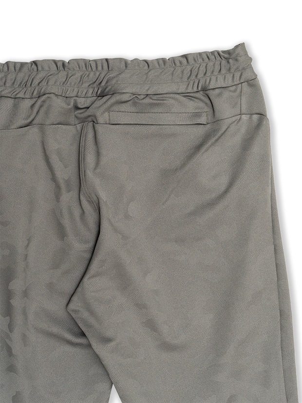 junhashimoto SLIM JERSEY PANTS -EMBOSS CAMO- / L.KHAKI