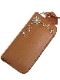 HTC ZIPPER LARGE W023 LT.BROWN