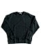 SeaGreen SHINY URAKE PULLOVER / BLACK