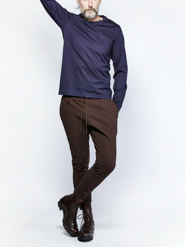 junhashimoto 101SERIB C L/S / NAVY