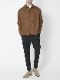 junhashimoto WOOL MELTON SHIRTS / BROWN