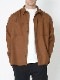 junhashimoto WOOL MELTON SHIRTS / BROWN