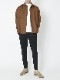 junhashimoto WOOL MELTON SHIRTS / BROWN