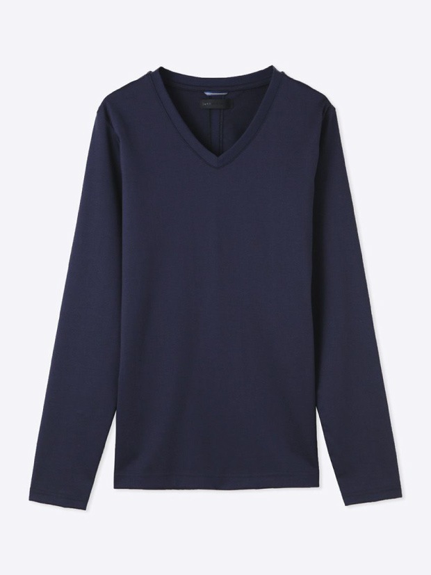 junhashimoto 101SERIB V L/S / NAVY