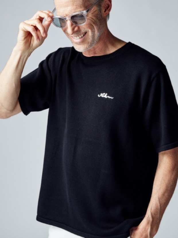 AKM PIUMA by Emilcotoni S/S BIG CREW T / BLACK | AKM | rumbleFISH 