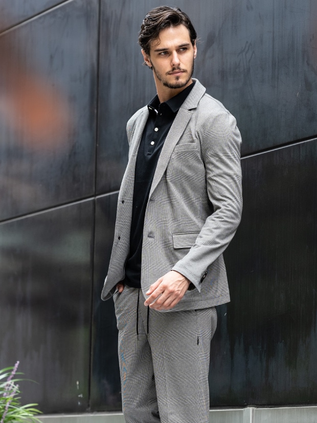 wjk surf knit jacket / GRAY | wjk | rumbleFISH / ランブルフィッシュ