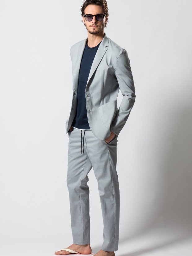 wjk surf knit jacket / GRAY | wjk | rumbleFISH / ランブルフィッシュ