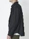 junhashimoto WOOL MELTON SHIRTS / BLACK