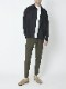 junhashimoto WOOL MELTON SHIRTS / BLACK