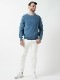 junhashimoto 16GG CREW NECK KNIT / BLUE