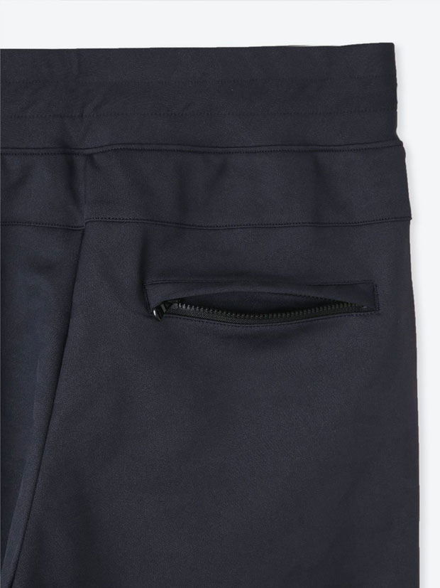junhashimoto GATHER TUCK PANTS -Emboss Camo- NAVY