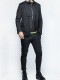 junhashimoto GATHER TUCK PANTS -Emboss Camo- NAVY