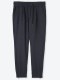 junhashimoto GATHER TUCK PANTS -Emboss Camo- NAVY