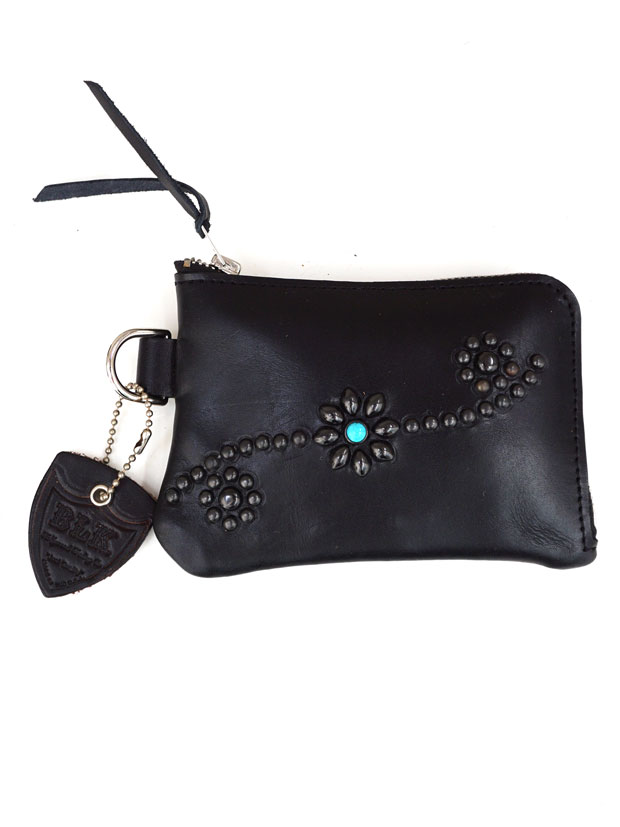 HTC BLK CORNER ZIPPER PURSE 25TQ BLK/BLK | HTC BLACK | rumbleFISH
