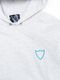 HTC SWEAT SHIRT #LAAP FLOWER STONE ON THE HOOD / ASH