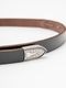 HTC BELT #WESTERN NARROW BORN&ARROW UMBRELLA 0.75 / BLACK