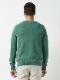 junhashimoto 16GG CREW NECK KNIT / GREEN