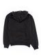 HTC SWEAT SHIRT #LAAP FLOWER STONE ON THE HOOD / BLACK