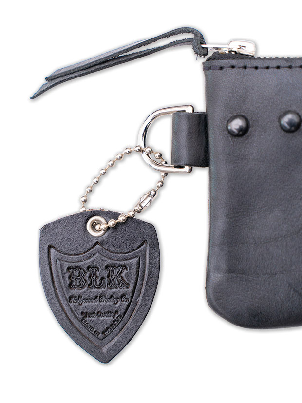 HTC BLK CORNER ZIPPER PURSE 9TQ BLK/BLK