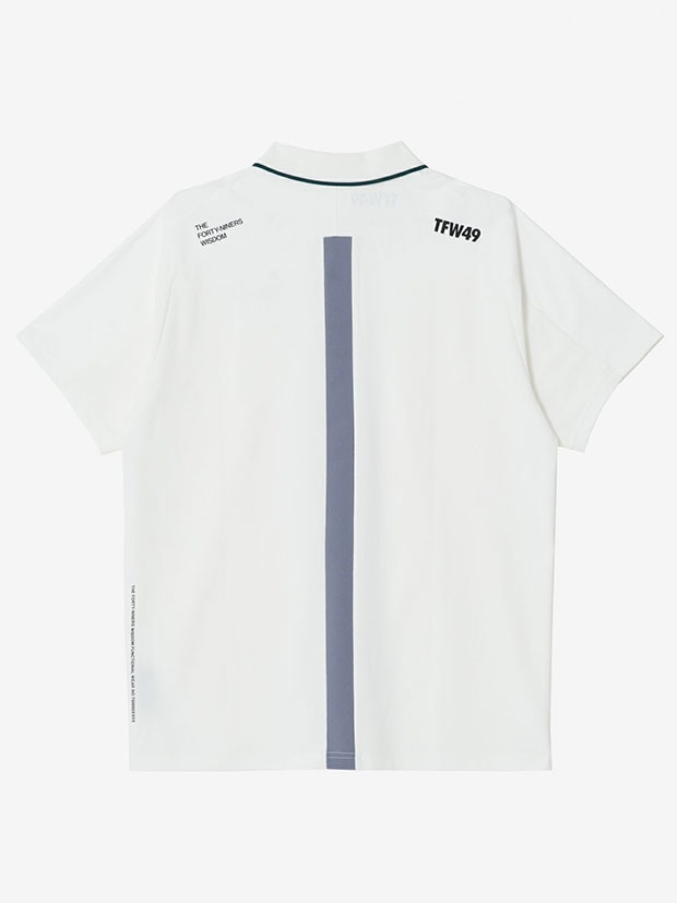 TFW49 SIDE MESH POLO / WHITE X WHITE | ALL ITEM | rumbleFISH