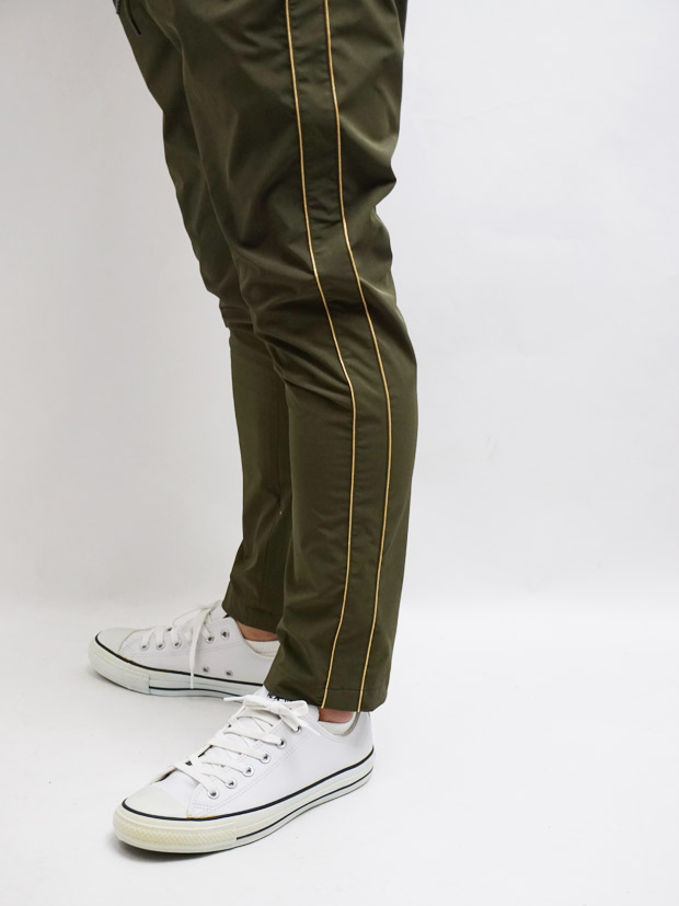 junhashimoto SIDE STRIPE PANTS KHAKI