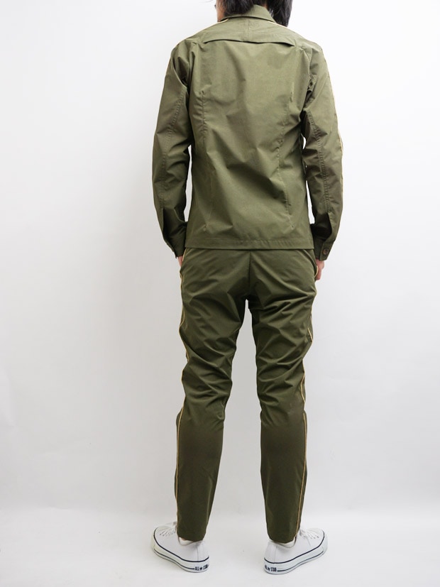 junhashimoto SIDE STRIPE PANTS KHAKI